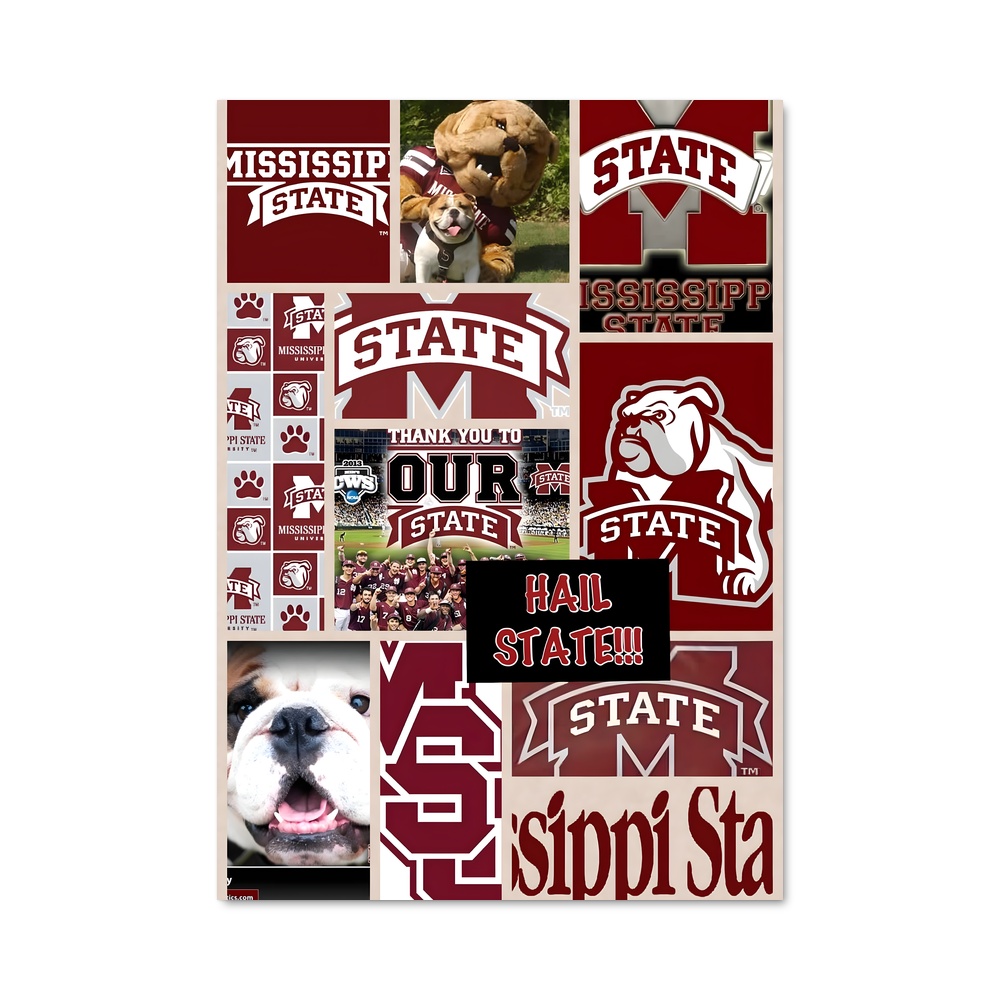 Poster Bulldog Spirit – affiche Baseball